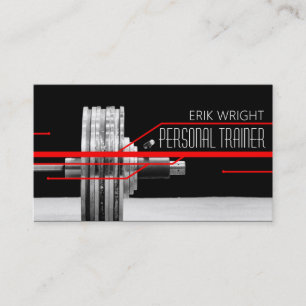 Personal Trainer, Fitness Business Card Visitenkarte