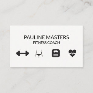 Personal Trainer Fitness Coach Ernennung Terminkarte