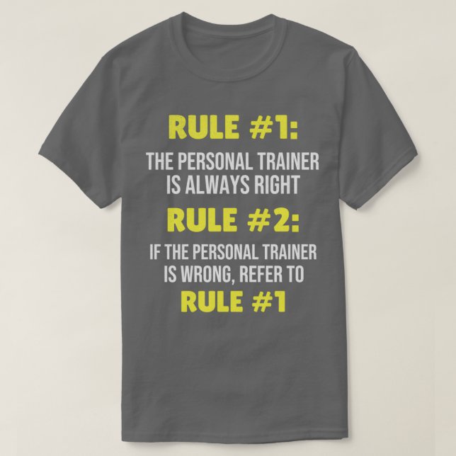 Personal Trainer Fitness Trainer Gymnastiktrainer  T-Shirt (Design vorne)
