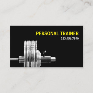 Personal Trainer Fitness Visitenkarte