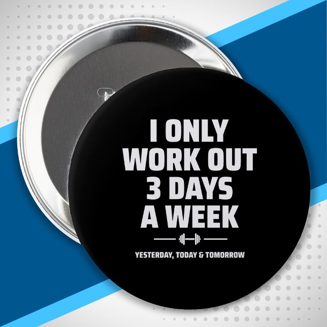 Personal Trainer Funny Gym Übungs Fitness Meme Button (Von Creator hochgeladen)