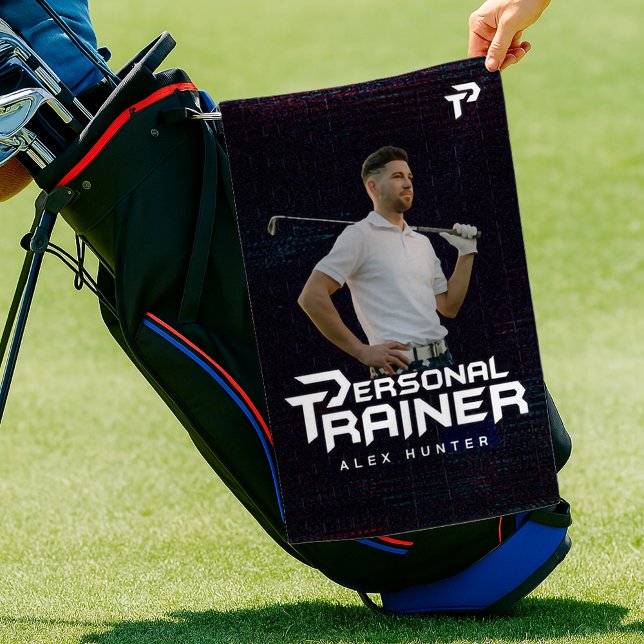 Personal Trainer Golf Personalisiert Golfhandtuch (Von Creator hochgeladen)
