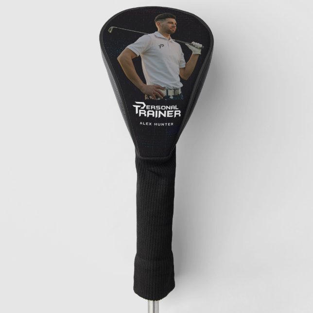 Personal Trainer Golf Personalisiert Headcover (Vorderseite)