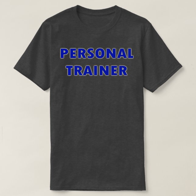 Personal Trainer Gym Cap T-Shirt (Design vorne)