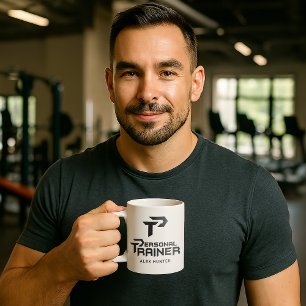 Personal Trainer Gym Fitness Personalisiert Kaffeetasse