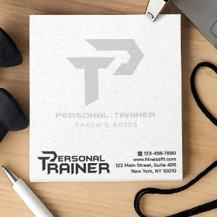 Personal Trainer Gym Fitness Personalisiert Notizblock
