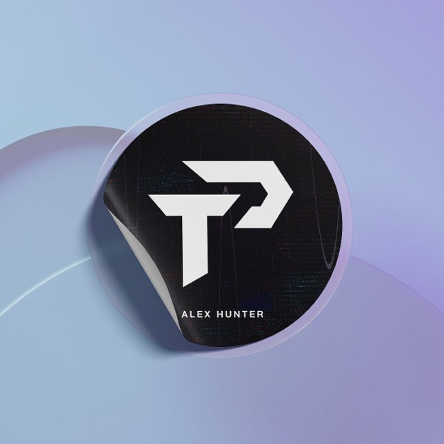 Personal Trainer Gym Fitness Personalisiert Runder Aufkleber (Von Creator hochgeladen)