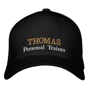 PERSONAL TRAINER "name" bestickte Baseballkappe