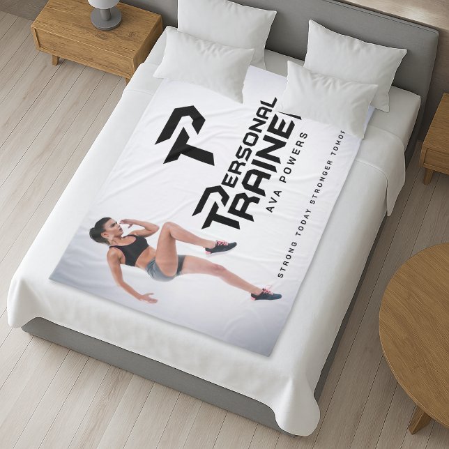 Personal Trainer Personalisiert Fleecedecke (Von Creator hochgeladen)