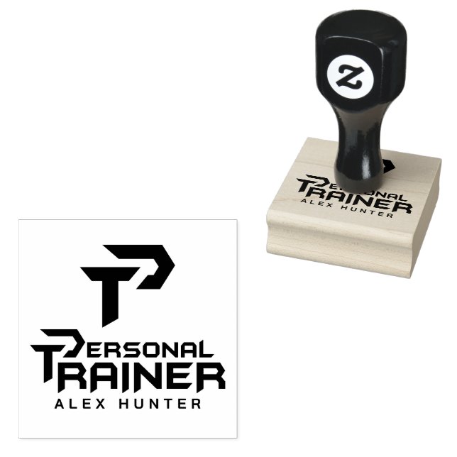 Personal Trainer Personalisiert Gummistempel (Stempel)