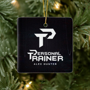 Personal Trainer Personalisiert Keramikornament