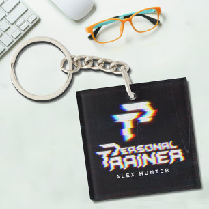 Personal Trainer Personalisiert Schlüsselanhänger