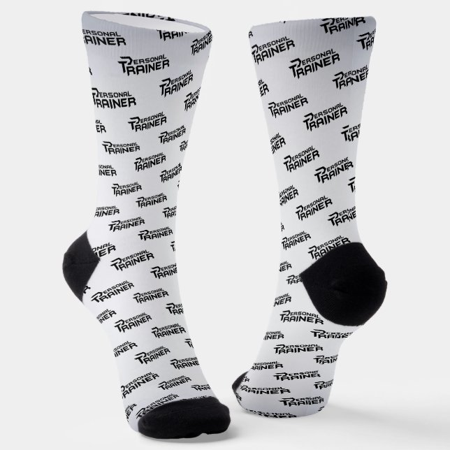 Personal Trainer Personalisiert Socken (Gewinkelt)