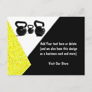 Personal Trainer Postkarte