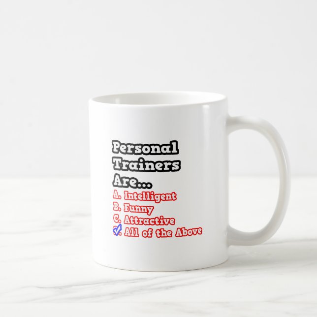 Personal Trainer Quiz Kaffeetasse (Rechts)