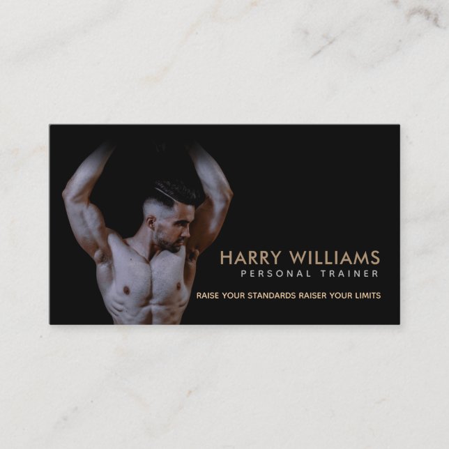 Personal Trainer-Slogans Business Cards Visitenkarte (Vorderseite)