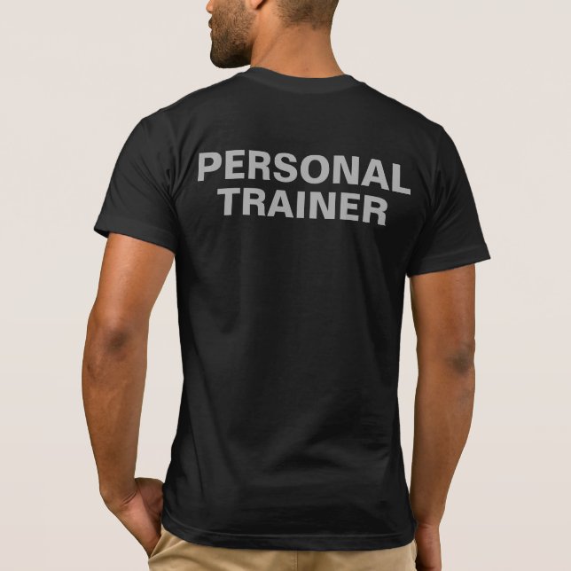 Personal Trainer T - Shirt (Rückseite)
