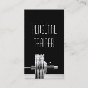 Personal Trainer, Übung, Gymnastik-Fitness Visitenkarte