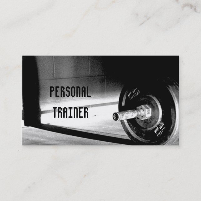 Personal Trainer Visitenkarte (Vorderseite)