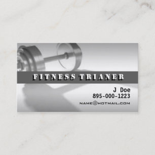 Personal Trainer Visitenkarte