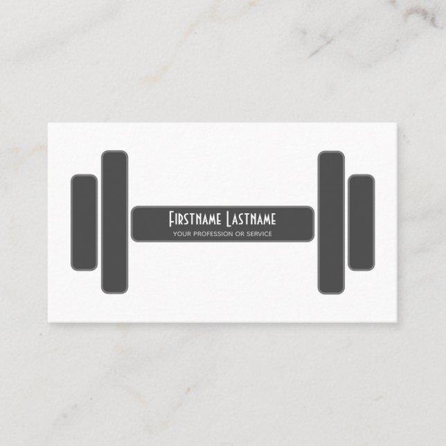 Personal Training und Fitness gecoacht Experten Visitenkarte (Vorderseite)