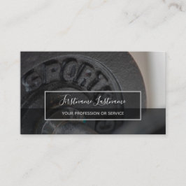 Personal Training und Fitness gecoacht Experten Visitenkarte