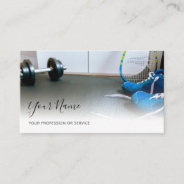 Personal Training und Fitness gecoacht Experten Visitenkarte
