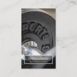 Personal Training und Fitness gecoacht Expertenbus Visitenkarte