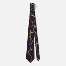 Personal von Asclepius Krawatte: Grüne Krawatte