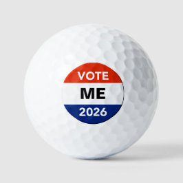 Personal Vote 2026 Midterm Election Campaign Golfball