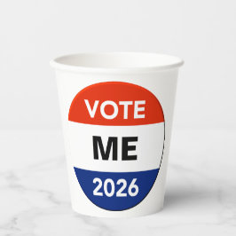 Personal Vote 2026 Midterm Election Campaign Pappbecher