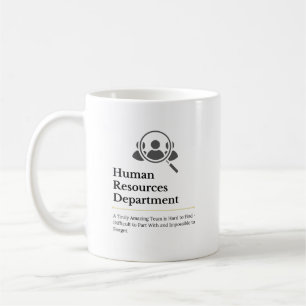 Personalabteilung - Wichtiges Team-Zitat Kaffeetasse