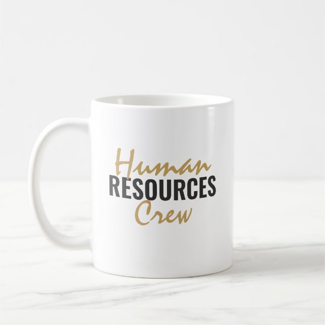 Personalabteilungsteam – Personalisiert Kaffeetasse (Links)