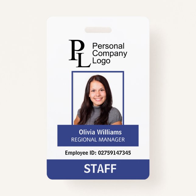 Personalausweis für das BLUE Personalisiert Portra Ausweis (Vorderseite)