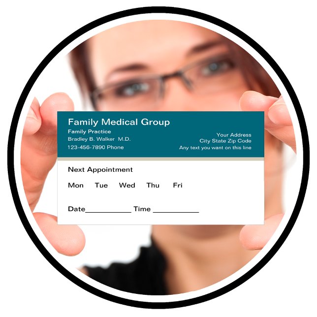 Personalausweis für Familienangehörige Visitenkarte (Von Creator hochgeladen)