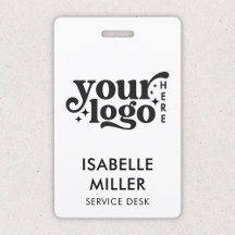 Personalausweis Minimalistisches Firmenlogo des Mi
