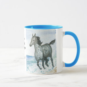 Personalisable Connemara Pony-Kaffee-Tasse Tasse