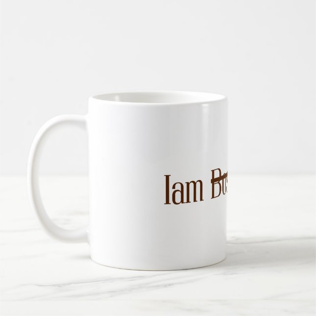 Personalisation iam Leader nicht boos klassische T Kaffeetasse (Links)