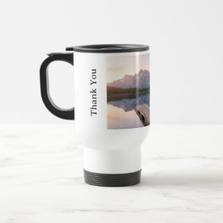 Personalise Alps Mountain Lake Nature Landscape Reisebecher