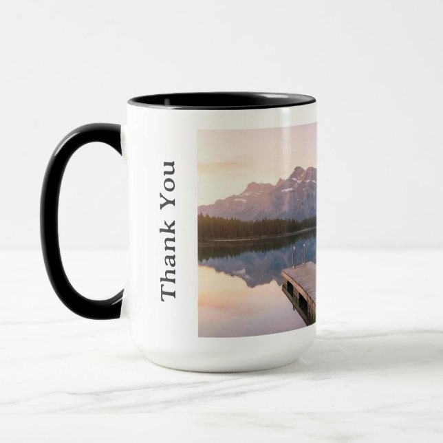 Personalise Alps Mountain Lake Nature Landscape Tasse (Links)