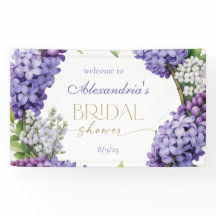 Personalise Bridal Shower Lavender Hydrangeas