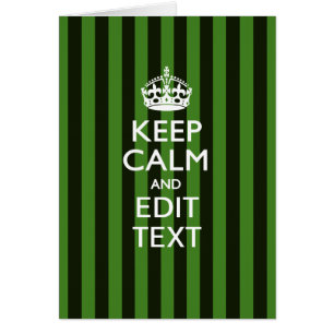 Personalisé KEEP CALM Votre texte sur les bandes v