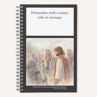 Personalise: No unimportant person Notizbuch