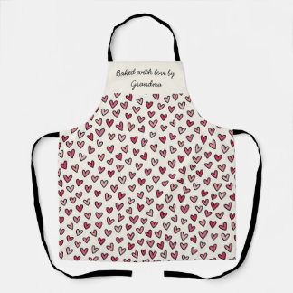 Personalised Apron - Baked with Love Schürze