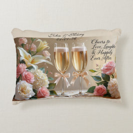 Personalised Bridal Pillow-Happily Ever After Dekokissen