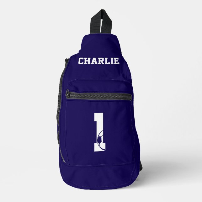 Personalised Football Boot Crossbody Bag (Vorderseite)