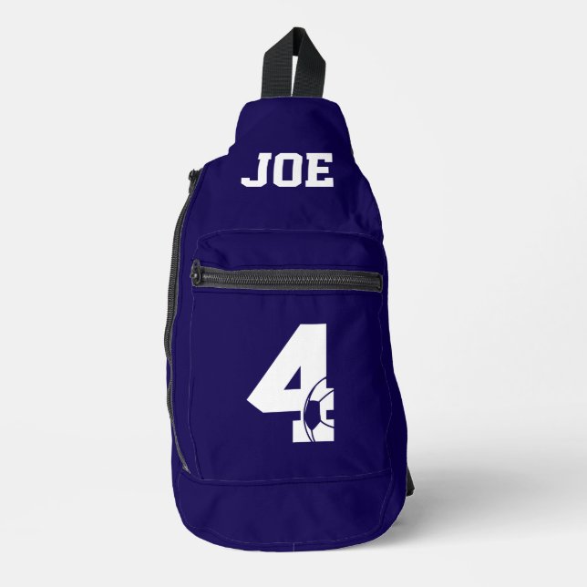 Personalised Football Boot Crossbody Bag (Vorderseite)