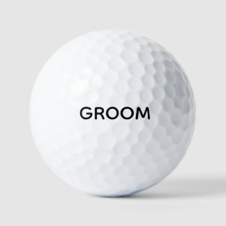 Personalised Groom Golf Balls | Wedding Day  Golfball