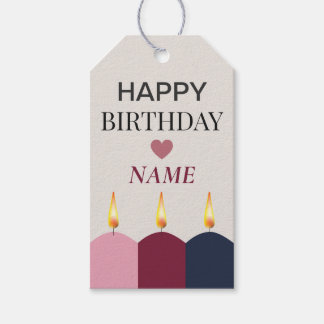 Personalised Happy Birthday Party Treat Wish Geschenkanhänger