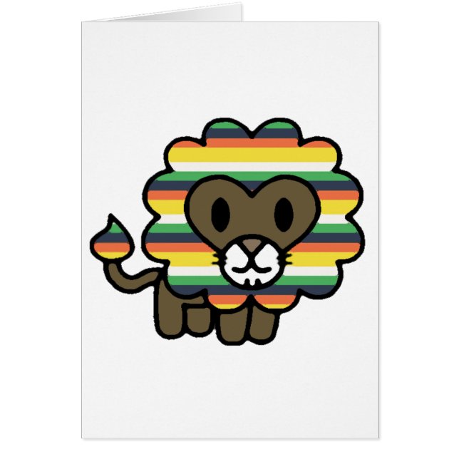 ! *PERSONALISED* ! Lion génial mignon ! (Devant)
